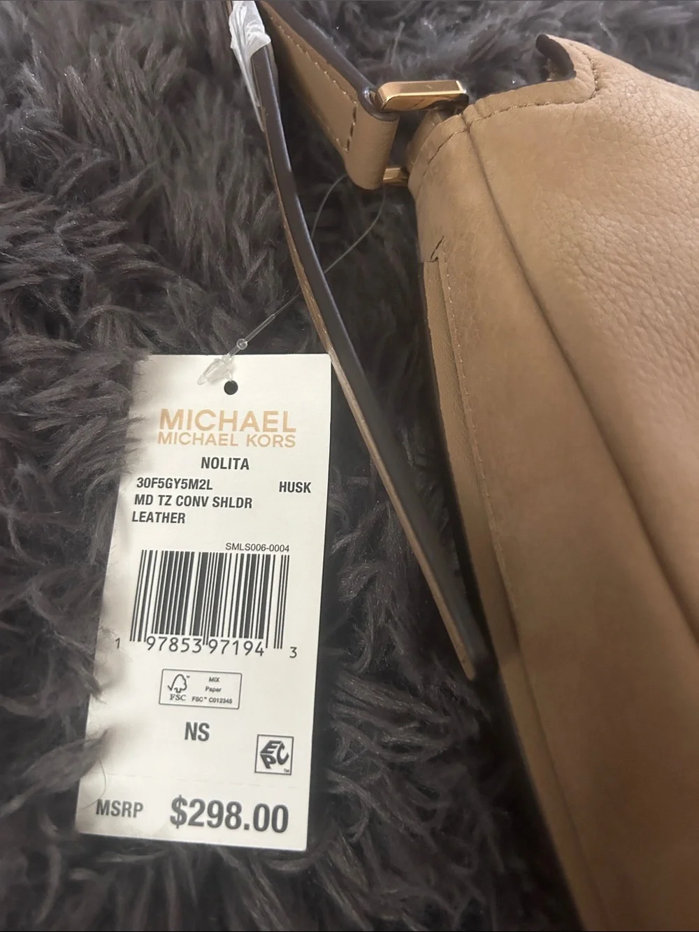 Michael Kors Beige/Tan Shoulder Bag